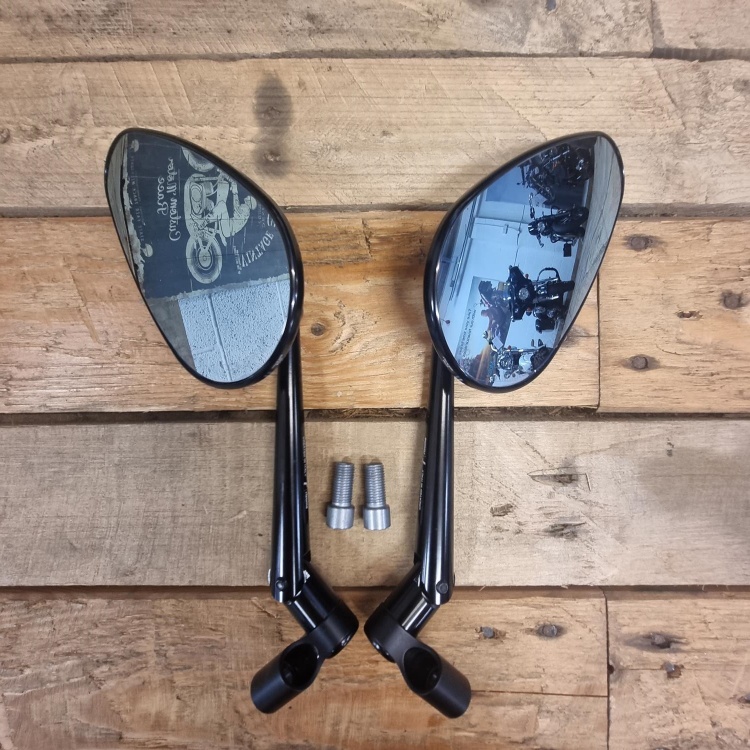 Indian FTR Mirrors By Rizoma - Radial RS Pair, Marked